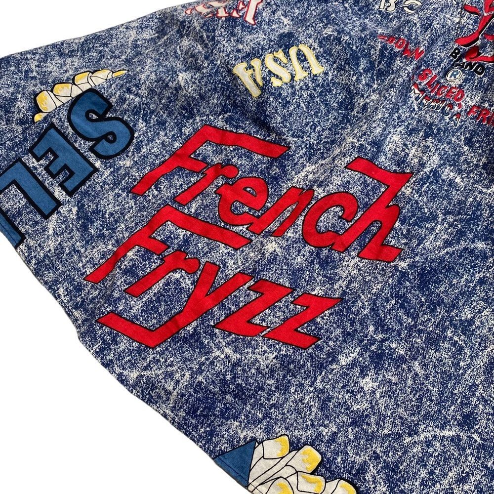 Idaho Potatoes Pop Art French Fries Skater Circle Skirt Quirky Unique - Picture 14 of 15